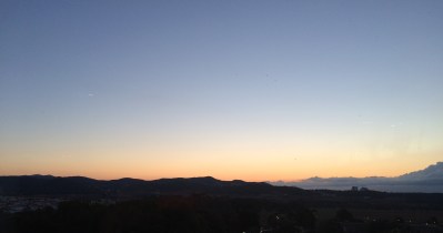 Vista des de la finestra de l'Hospital Sant Camil, 5 de febrer 2015