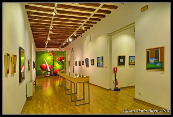 Vista d'una de les sales de l'exposició a Miramar, febrer 2015. Fot. J. M. Alegre (2015)