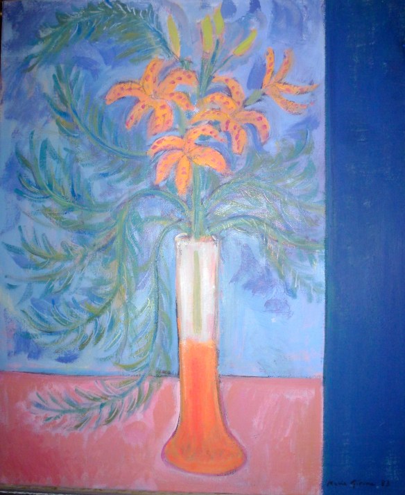 Maria Girona, Flors com a lliris (1983). 
