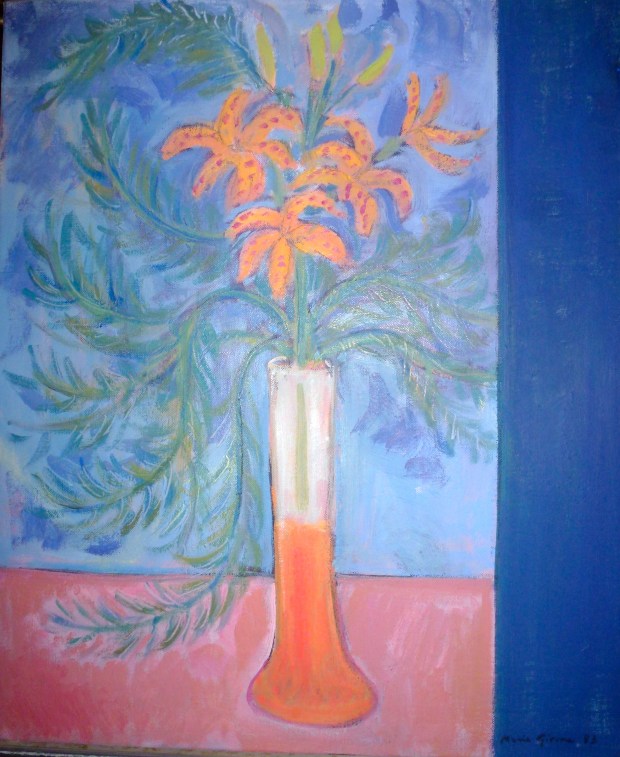 Maria Girona, Flors com a lliris (1983). 
