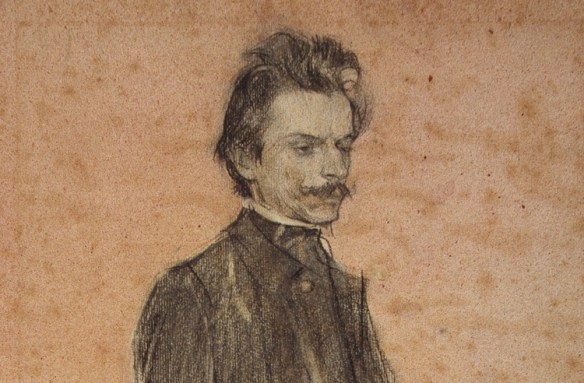 Ramon Casas, Retrat d'Enric Morera. MNAC, Barcelona