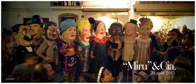 En Miru en companyia dels Cabeçuts (2015). Fot. Vicenç Morando. 