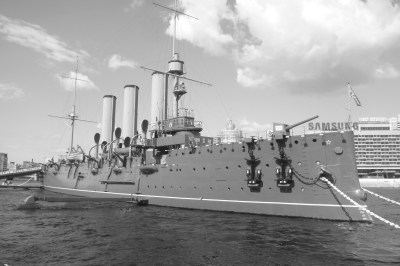 El cuirassat Aurora atract a Sant Petersburg i convertit en museu (2011). Fot. Frèia Berg. 