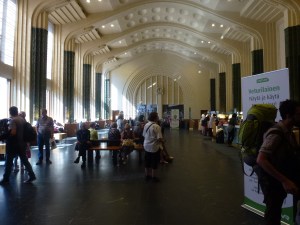 Estació de Finlàndia, Hèlsinki. Sala de venda de bitllets (2015). Fot. Frèia Berg