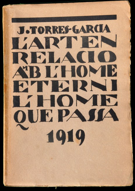 Torres-Garcia, L'art en relació amb lhome etern i l'home que passa 1919 còpia