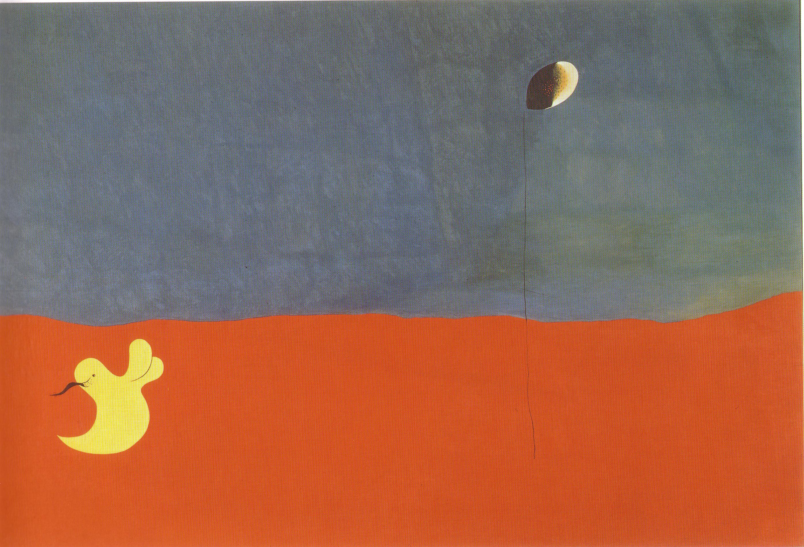 Joan Miró. Paisatge del conill i de la flor. 1927